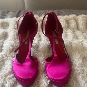 Stella McCartney Pink Heels with Ankle Strap